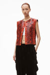 alexander wang cargo track pant in plush velvet black