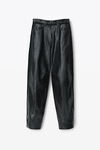 Alexander Wang black 低腰钩织皮裤