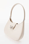 alexander wang w legacy small hobo in leather porcelain