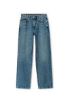 Alexander Wang vintage medium indigo ez 中腰直筒牛仔裤