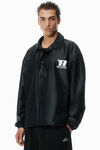 Alexander Wang black unisex canvas coach jacket