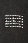 Alexander Wang acid black long-sleeve tee in acid wash cotton