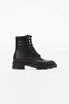 alexander wang andy hiker boot in leather black