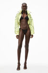 alexander wang crystal charm bikini bottom in jersey black
