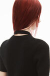 alexander wang short-sleeve twinset cardigan black