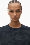 Alexander Wang washed black 中性加大款运动衫