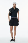 Alexander Wang black 棉质经典平角短裤