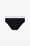 Alexander Wang black brief underwear in ribbed jersey