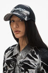 Alexander Wang black acid crush blade logo-embroidered trucker hat in cotton