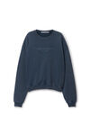 Alexander Wang acid pebble 棉质压花徽标卫衣