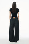 alexander wang 紧身针织半高领上衣 black
