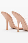 alexander wang nudie 105  sandal in pvc peachy nude