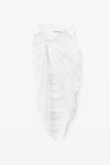 alexander wang 弹力棉不对称半身裙 white