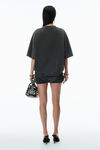 Alexander Wang faded black 预制款 t 恤迷你连衣裙