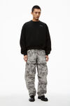 Alexander Wang black 密绒圆领套头衫