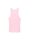 alexander wang 罗纹棉工字背心 light pink