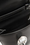alexander wang 皮革圆顶结构式斜挎包 black