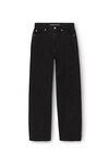 Alexander Wang washed black ez cut-out logo jeans
