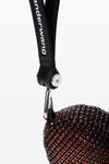 Alexander Wang red/black 人造水晶网眼心形腕包