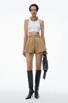 Alexander Wang chino high-waist flared shorts
