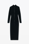 Alexander Wang black 高领连衣裙