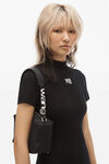 alexander wang heiress sport medium pouch in nylon   black