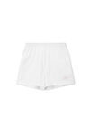 Alexander Wang white 棉质平纹针织布中性短裤