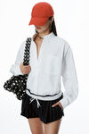 Alexander Wang white cotton oxford oversize shirt