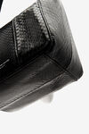 alexander wang 蛇皮圆顶小号流浪包 black
