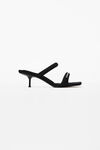 alexander wang jessie nylon low sandal black