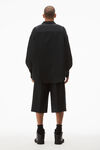 alexander wang dress shirt in wool blend tailoring black