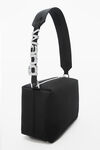 alexander wang heiress sport 尼龙帆布中号手拿包 black