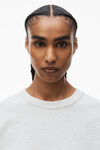 alexander wang 高捻针织长袖 t 恤 light heather grey