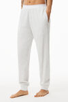 alexander wang 中性款棉质保暖华夫格慢跑裤  heather grey