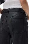 Alexander Wang black ez 中腰直筒  primal 纳帕羊皮