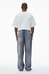 Alexander Wang washed chalk unisex crystal hotfix sweatpant