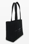 alexander wang ryan 罗纹针织中号托特包 black