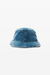 Alexander Wang washed light indigo 棉质天鹅绒羽绒渔夫帽