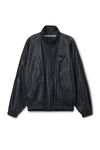 Alexander Wang black track jacket with piping