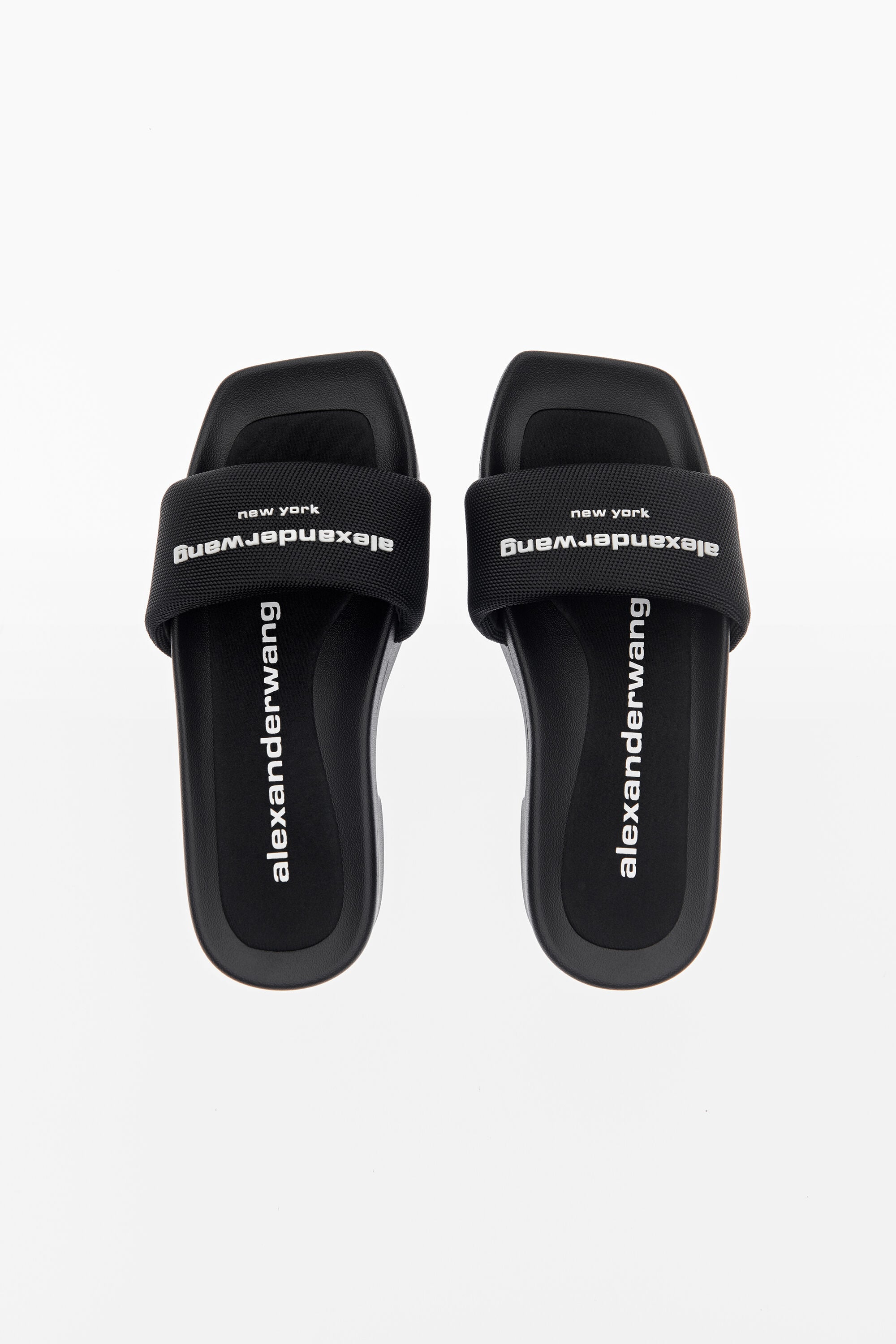 alexanderwang ヒール PLATFORM SLIDE in BLACK | alexanderwang®