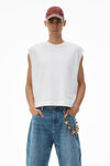 Alexander Wang vintage white men's muscle tank in cotton jersey