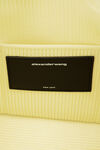 alexander wang ryan 罗纹针织小号手袋 pale lime yellow
