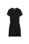 Alexander Wang black black wool-blend hotfix dress