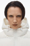 Alexander Wang paper white 短款格纹羽绒背心