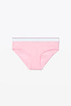 alexander wang brief underwear in ribbed jersey light pink