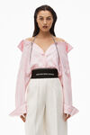alexander wang 棉质精裁萝卜裤 snow white