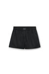 Alexander Wang black 棉质经典平角短裤