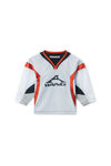 Alexander Wang white/red graphic logo top