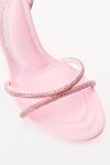 alexander wang dahlia 105 sandal in crystal pink lady