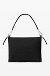 Alexander Wang black punch tech shoulder bag in nylon canvas